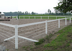 Flex-Fence 5in+5/16in coated wire